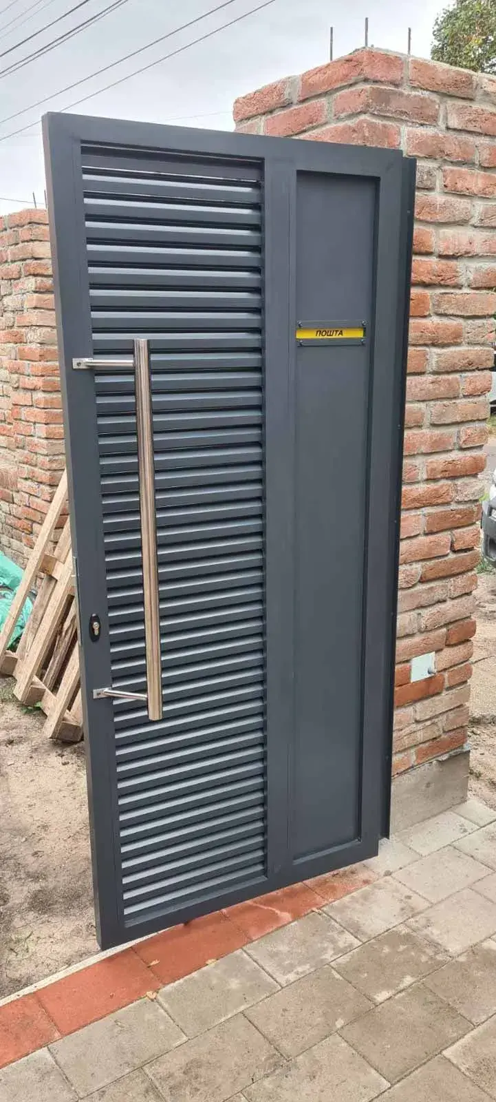 Aluminijumska kapija – realizovan rad, aluminijumska ograda i kapija, PVC i ALU stolarija Plastmont Novi Sad