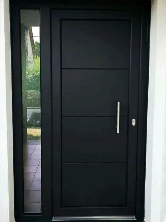 ALU Ulazna vrata – realizovan rad, ALU vrata, PVC i ALU stolarija Plastmont Novi Sad