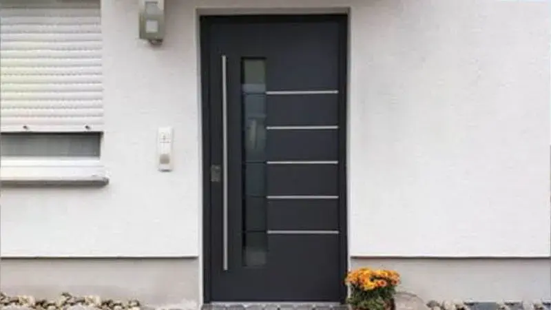 ALU Ulazna vrata – realizovan rad, ALU vrata, PVC i ALU stolarija Plastmont Novi Sad
