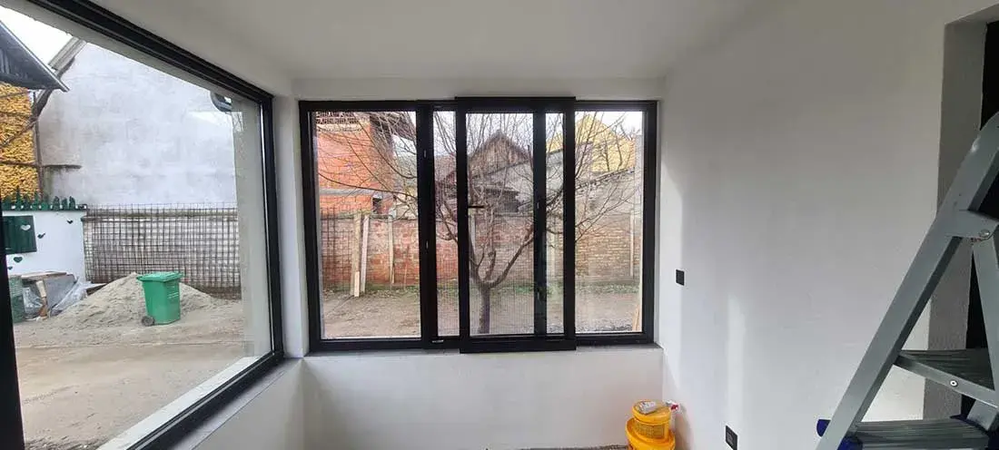 PVC Kuća projekat – realizovan rad, PVC prozori, PVC i ALU stolarija Plastmont Novi Sad
