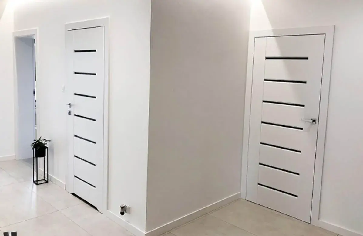 PVC Sobna vrata – realizovan rad, PVC vrata, PVC i ALU stolarija Plastmont Novi Sad
