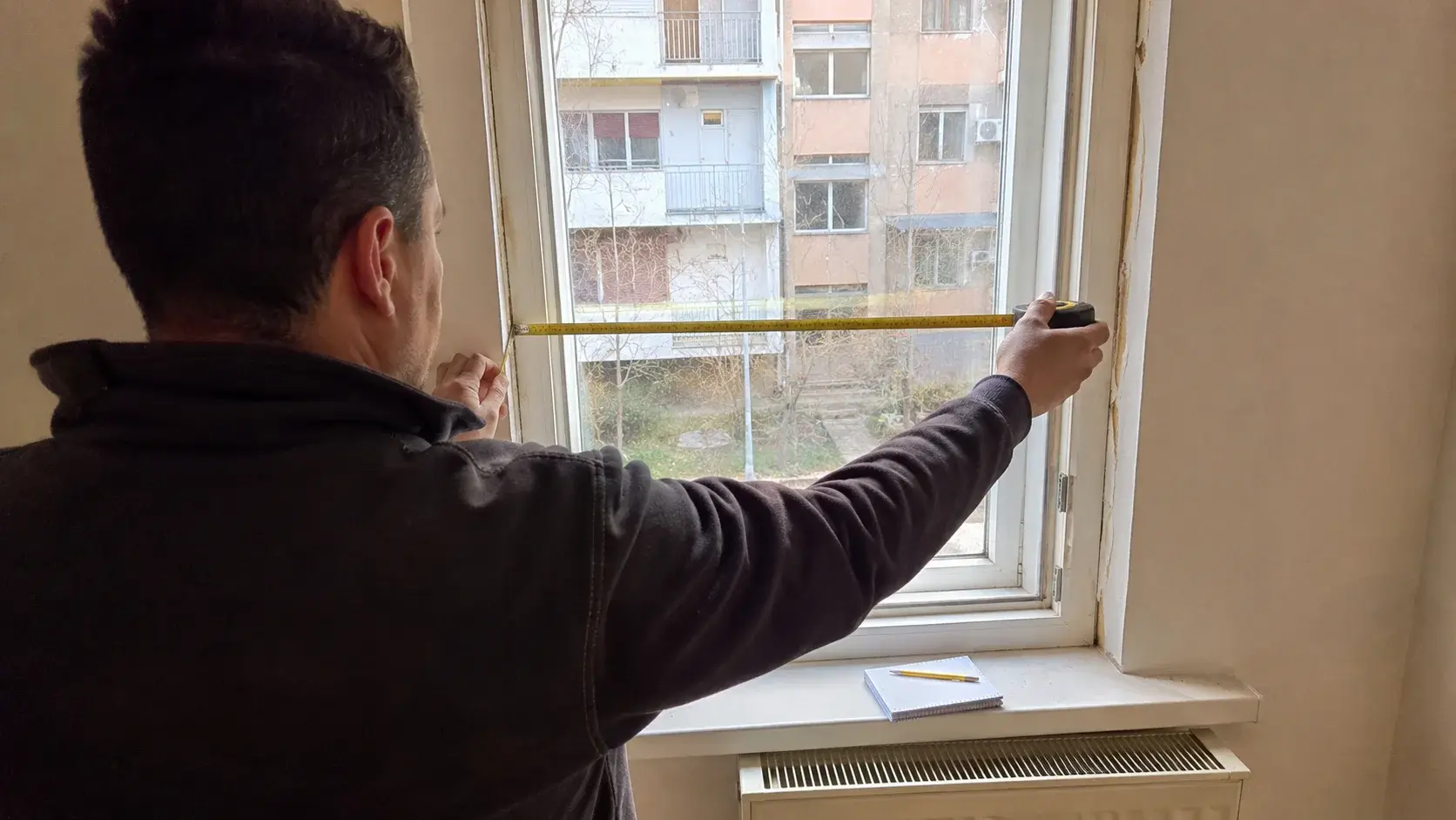 Merenje otvora prozora pred izradu ponude