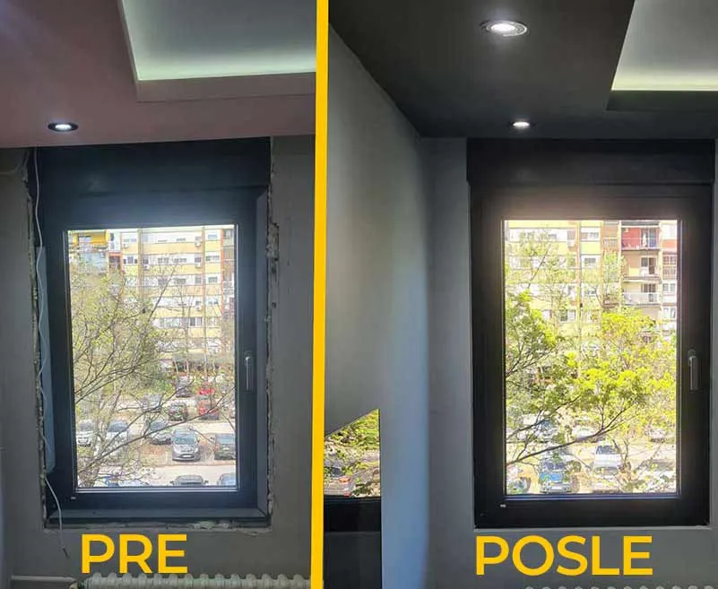Pre i posle zamene prozora